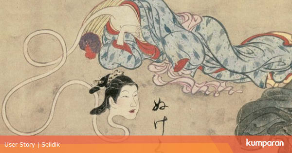 Rokurokubi Hantu Leher Panjang  Jepang kumparan com